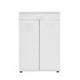 Hanah Home Adr-521-Bb-1 Zapatero Organizador Minimalista Blanco Melamina 16mm 73x108x35cm